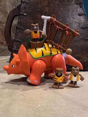 Little Tikes BC Builders Orange Triceratops